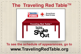Traveling Red Table