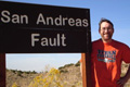 David Bowman at the San Andreas Fault