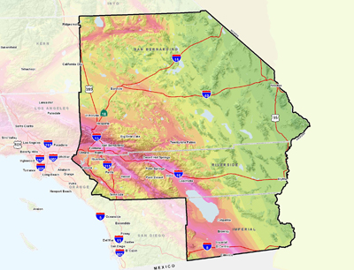 So Cal (East) Area Shaking Potential