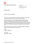 State Farm Letter