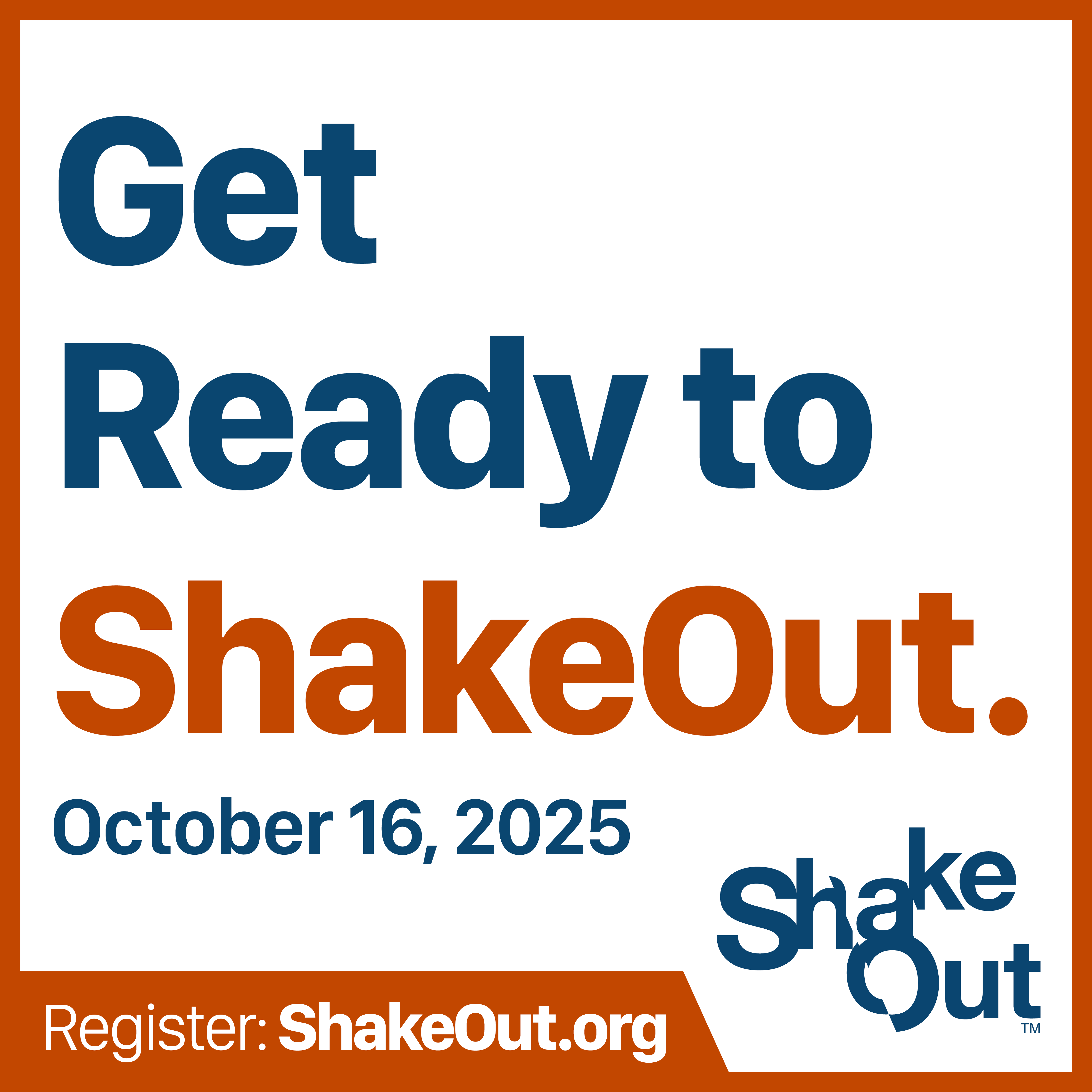 Get Ready to ShakeOut Graphic