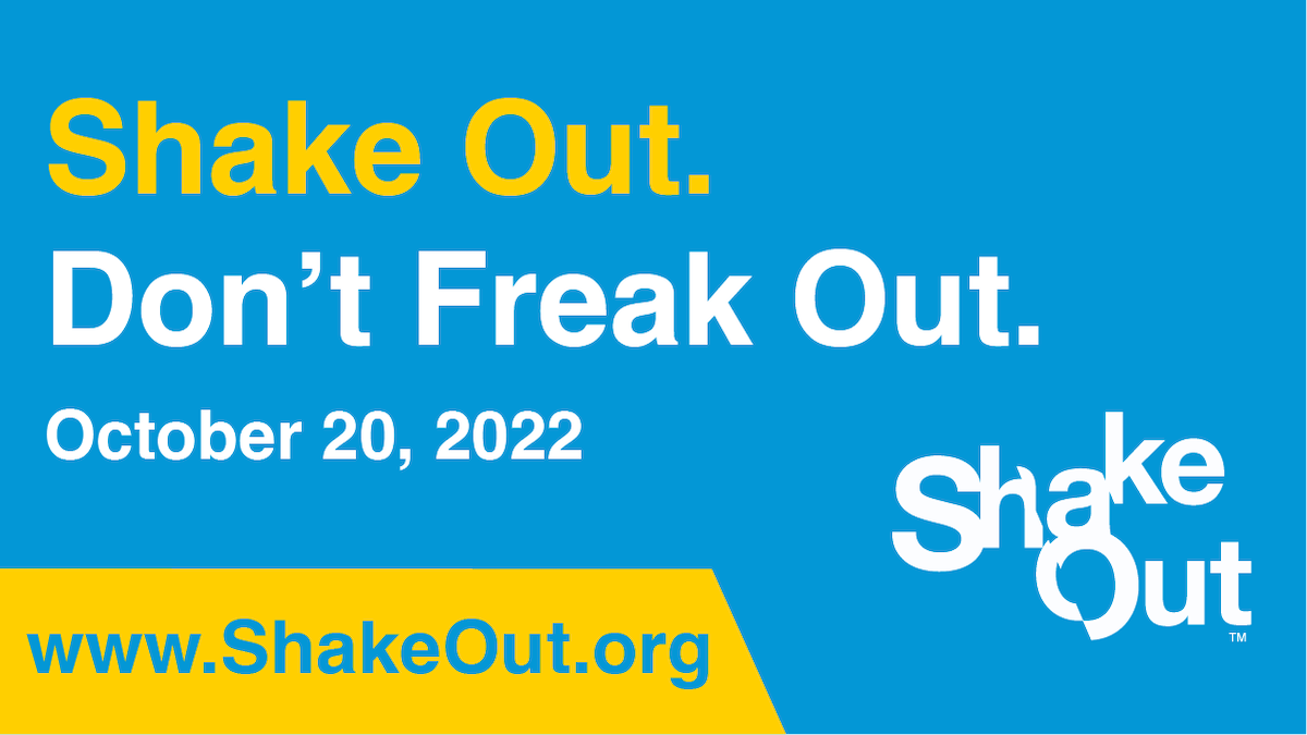 ShakeOut: Don't Freak (Twitter)