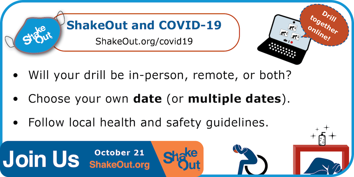 Great Shakeout Earthquake Drills Select Your Shakeout Region