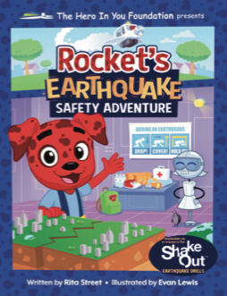 Rockets Earthquake Safety Adventure book cover