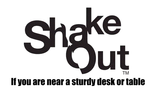 How to drop, cover and hold on with a desk nearby. How to drop, cover and hold on with a desk nearby.