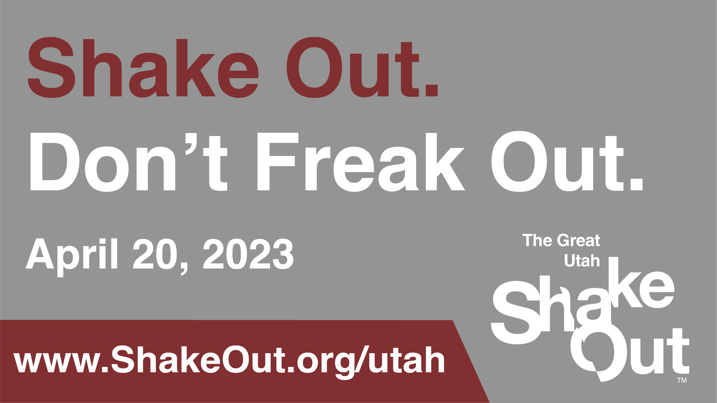 ShakeOut: Don't Freak (Twitter)